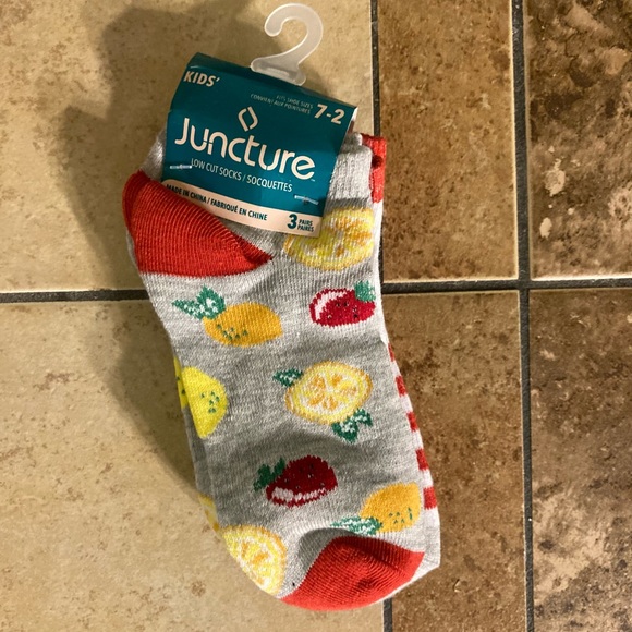 Kids Fruit socks 3 pack - Picture 1 of 3